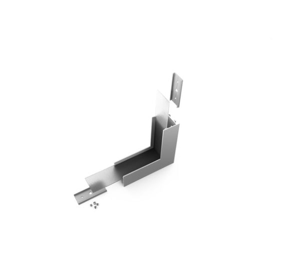 Archilight Alumnium Corner Joiner for VARIO 02 - 33mm Width - 90 Degree - Silver - Bent