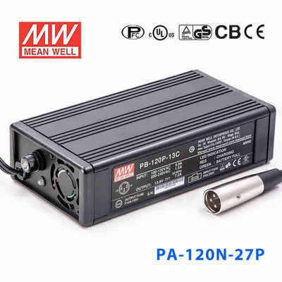 Mean Well PA-120N-27P Portable Battery Chargers 118.68W 27.6V 4.3A - Single Output Power Supply