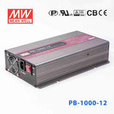 Mean Well PB-1000-12 Battery Chargers 1000W 14.4V 60A - 2/3/8 Stage W/PFC