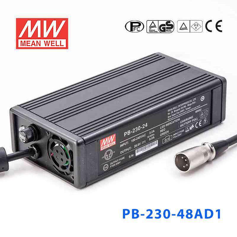 Mean Well PB-230-48AD1 Battery Chargers 230W 57.6V 4A - Single Output Power Supply