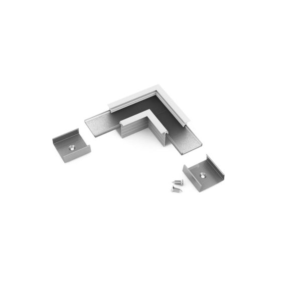 Archilight Alumnium Corner Joiner for DECORUS IN - 30mm Width - 90 Degree - Silver