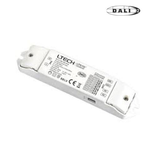 LTECH SE-12-350-700-W1D 12W  350mA ~ 700mA  CC DALI2 LED Driver - Selectable Output