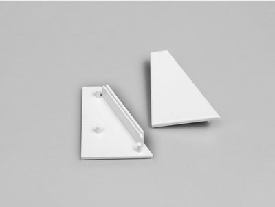 Archilight End Cap for CLINA Corner Profile - Without Wiring Holes - White