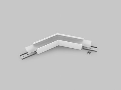 Archilight Alumnium Corner Joiner for VARIO 02 - 33mm Width - 135 Degree - White