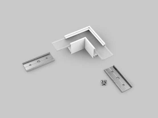 Archilight Alumnium Corner Joiner for Decorus - 23mm Width - 90 Degree - White