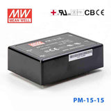 Mean Well PM-15-15 Power Supply 15W 15V