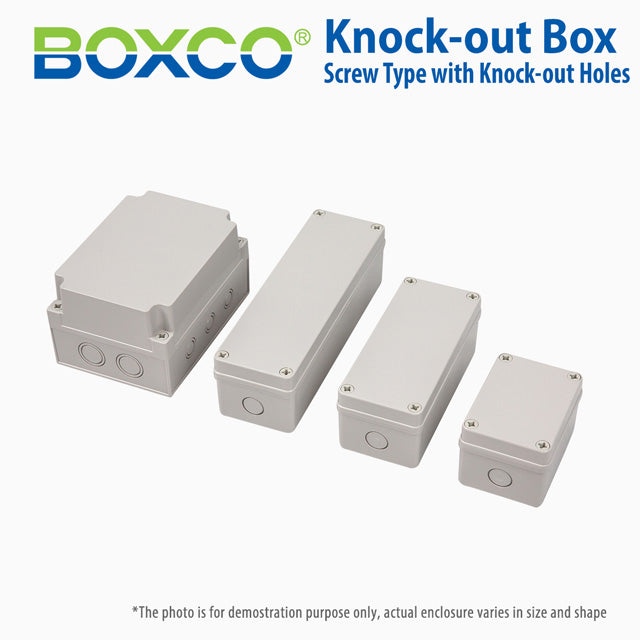 Boxco S-Series 80×250×70mm Plastic Enclosure, IP67, IK08, PC, Transparent Cover, Screw Type - PHOTO 1