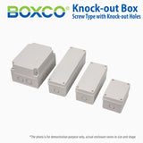 Boxco S-Series 80×250×85mm Plastic Enclosure, IP67, IK08, ABS, Transparent Cover, Screw Type - PHOTO 1