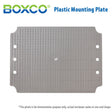 Boxco Plastic Mounting Plate 3343P