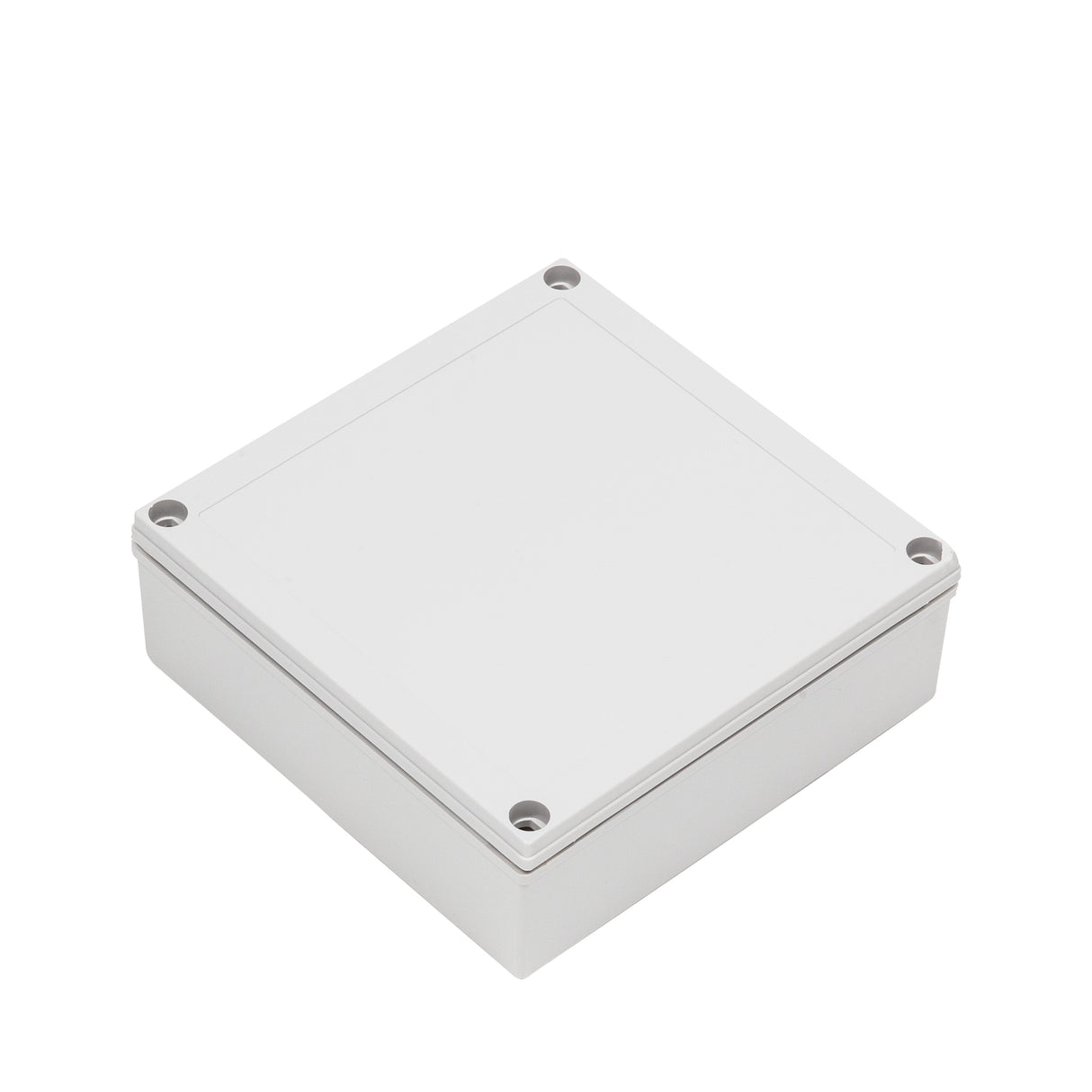 Boxco M-Series 180x180x60mm Plastic Enclosure, IP67, IK08, ABS, Grey Cover, Screw Type