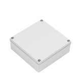 Boxco M-Series 180x180x60mm Plastic Enclosure, IP67, IK08, ABS, Grey Cover, Screw Type