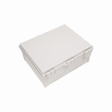 Boxco Q-Series 400×500×200mm Plastic Enclosure, IP67, IK08, PC, Grey Cover, Plastic Hinge and Latch Type - PHOTO 1