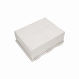 Boxco Q-Series 400×500×200mm Plastic Enclosure, IP67, IK08, PC, Grey Cover, Plastic Hinge and Latch Type - PHOTO 2