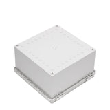 Boxco P-Series 300x300x180mm Plastic Enclosure, IP67, IK08, ABS, Grey Cover, Molded Hinge and Latch Type