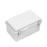 Boxco P-Series 160x260x100mm Plastic Enclosure, IP67, IK08, PC, Grey Cover, Molded Hinge and Latch Type - PHOTO 1