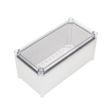 Boxco S-Series 190x380x180mm Plastic Enclosure, IP67, IK08, PC, Transparent Cover, Screw Type