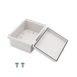 Boxco P-Series 170x220x100mm Plastic Enclosure, IP67, IK08, ABS, Grey Cover, Molded Hinge and Latch Type - PHOTO 3