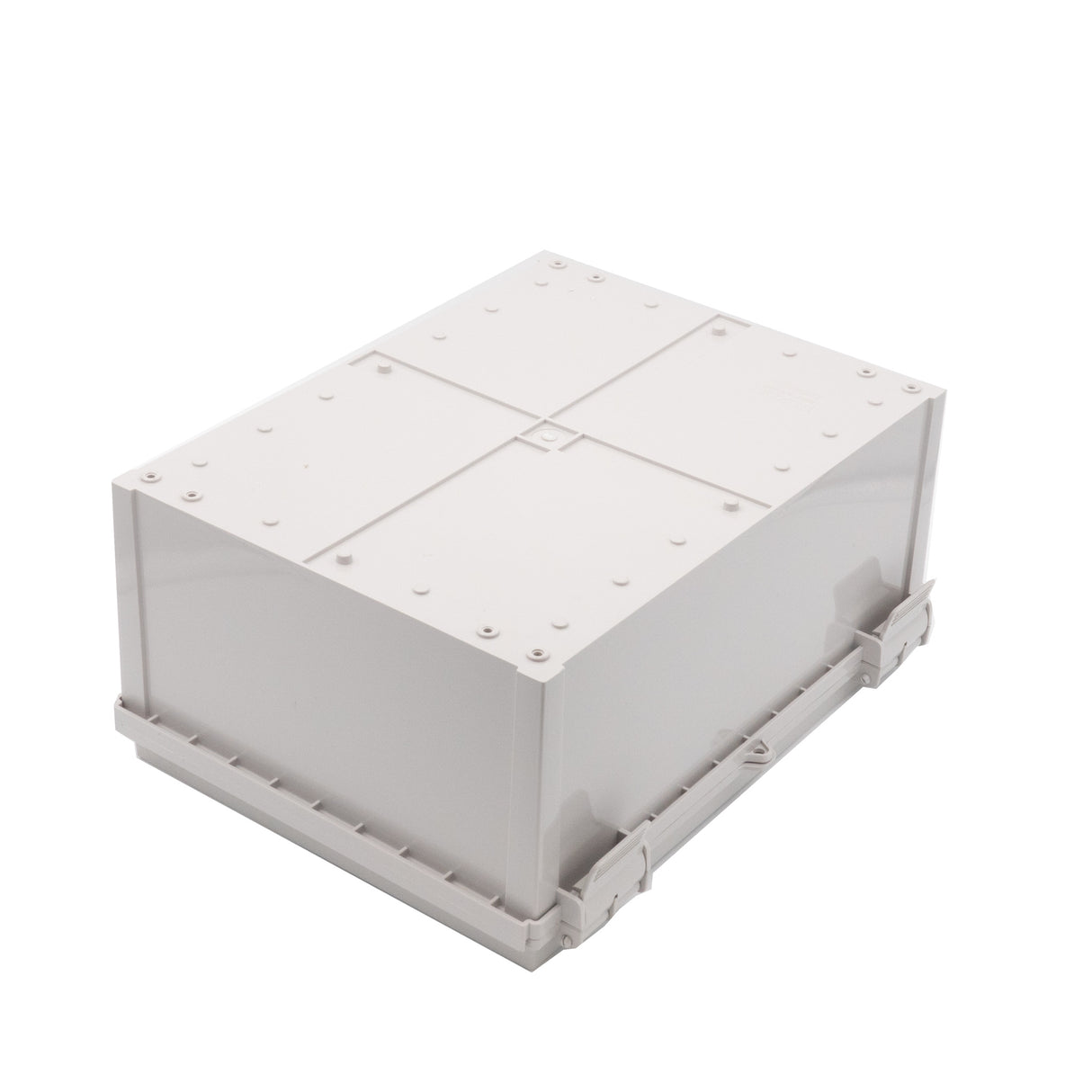Boxco Q-Series 300*400*180mm Plastic Enclosure, IP67, IK08, ABS, Grey Cover, Hinge Type with Plate - PHOTO 8