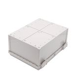 Boxco Q-Series 300×400×180mm Plastic Enclosure, IP67, IK08, PC, Grey Cover, Plastic Hinge and Latch Type - PHOTO 8