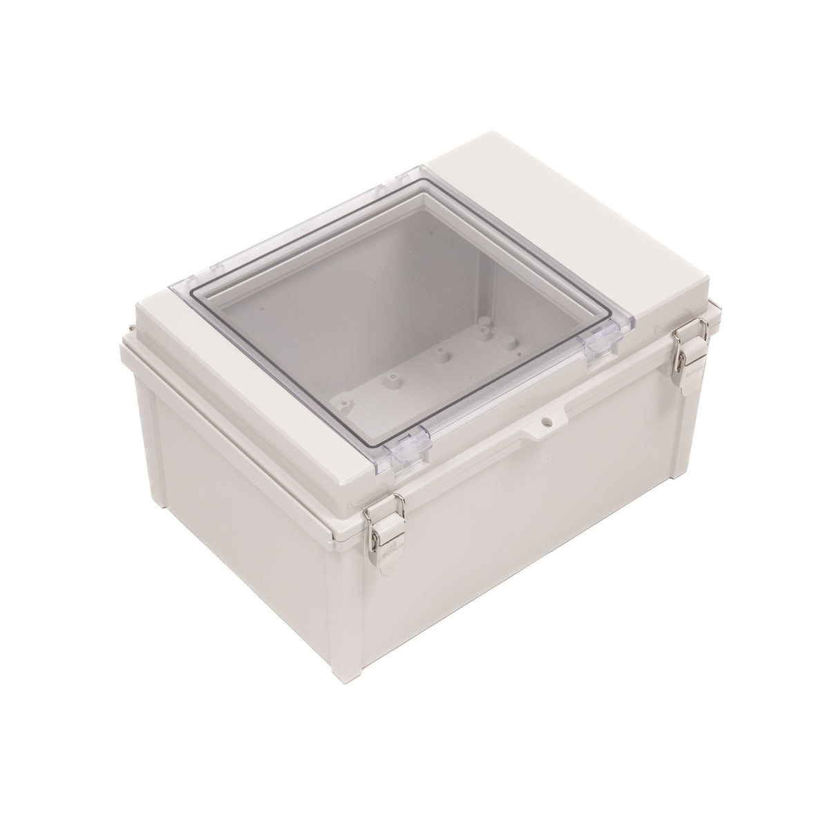 Boxco D-Series 250×350×170mm All In One Dual Door Box Enclosure, IP67, IK08, ABS, Grey Cover - PHOTO 1
