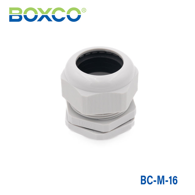 Boxco Plastic Cable Gland 4~8mm Cable Range BC-M-16