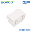 Boxco P-Series 160x210x130mm Plastic Enclosure, IP67, IK08, PC, Grey Cover, Molded Hinge and Latch Type