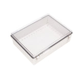 Boxco P-Series 300x400x120mm Plastic Enclosure, IP67, IK08, ABS, Transparent Cover, Molded Hinge and Latch Type - PHOTO 1