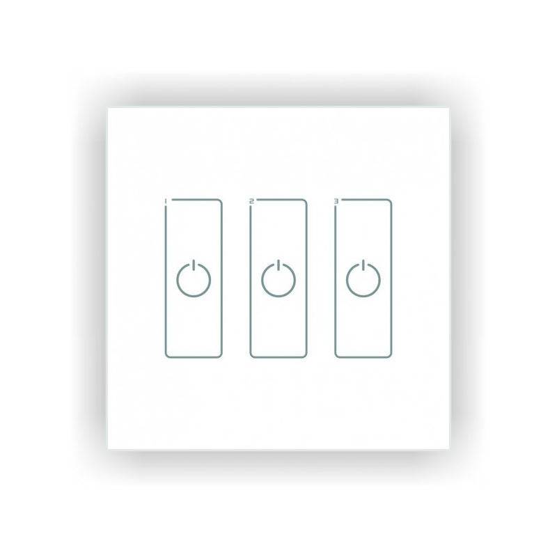 Ltech EDA3 3 Switch Touch Panel - DALI Master Dimmer