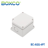 Boxco Terminal Box 4-pole 55x91x43mm, IP67, IK08, ABS, Grey Cover