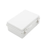 Boxco P-Series 190x280x100mm Plastic Enclosure, IP67, IK08, PC, Grey Cover, Molded Hinge and Latch Type - PHOTO 1