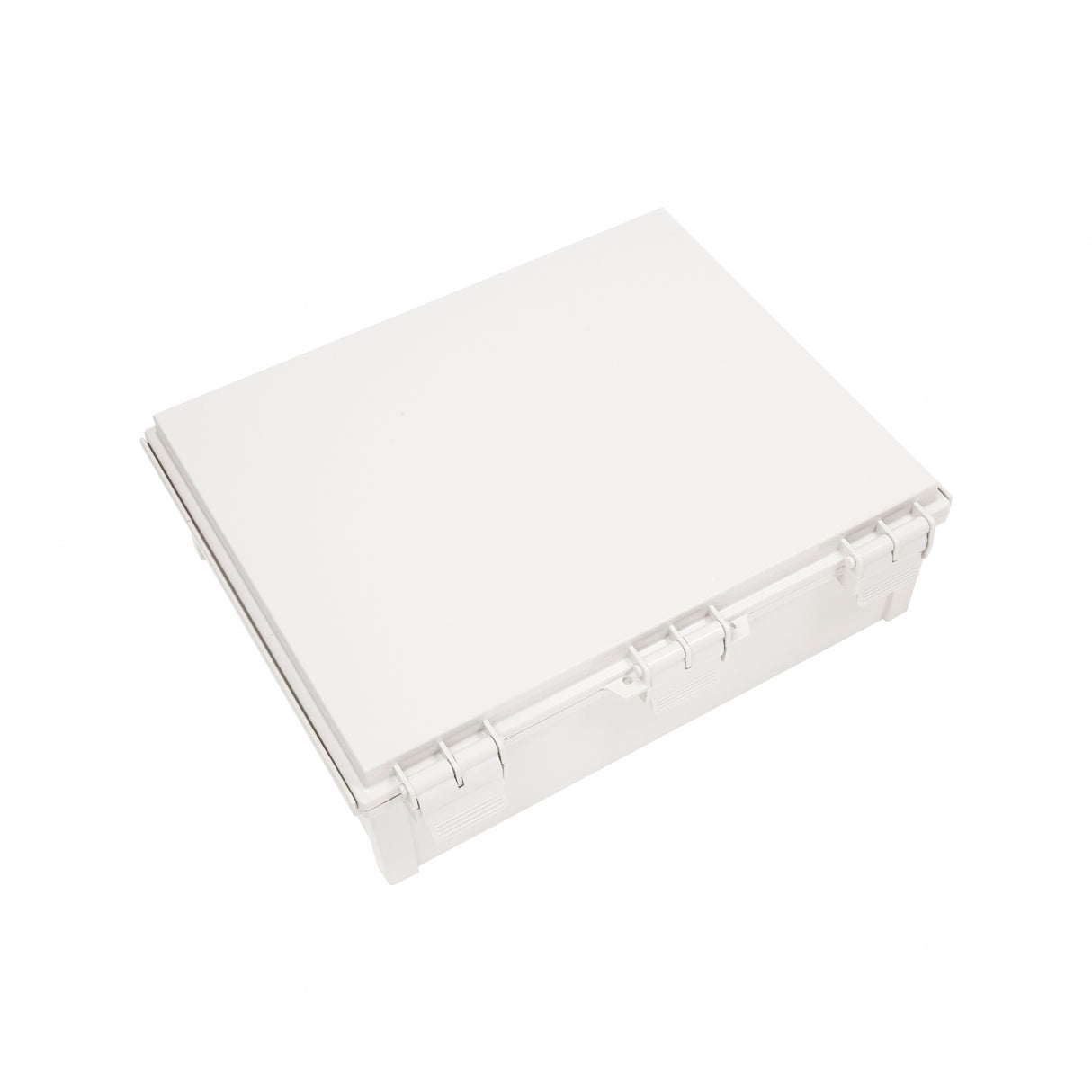 Boxco Q-Series 400×500×160mm Plastic Enclosure, IP67, IK08, PC, Grey Cover, Plastic Hinge and Latch Type - PHOTO 1