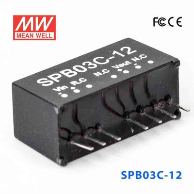 Mean Well SPB03C-12 DC-DC Converter - 3W - 36~72V in 12V out
