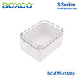 Boxco S-Series 150x200x100mm Plastic Enclosure, IP67, IK08, ABS, Transparent Cover, Screw Type