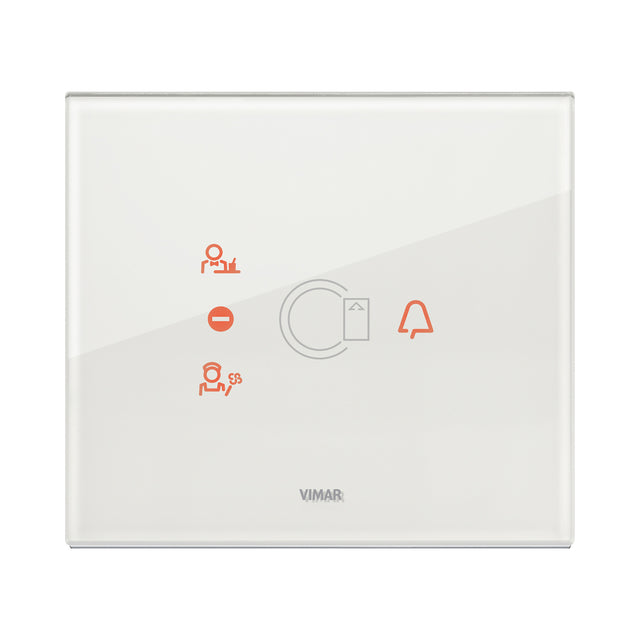 Vimar Plate 3M F/Transponder White Diamond