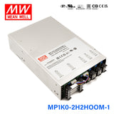 Mean Well MP1K0-2H2HOOM-1 Modular Power Supply, 1KW, 7 Slot Output, 24V * 4, 15V * 2, 5V * 1