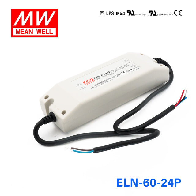 Mean Well ELN-60-24P LED Power Supply 60W