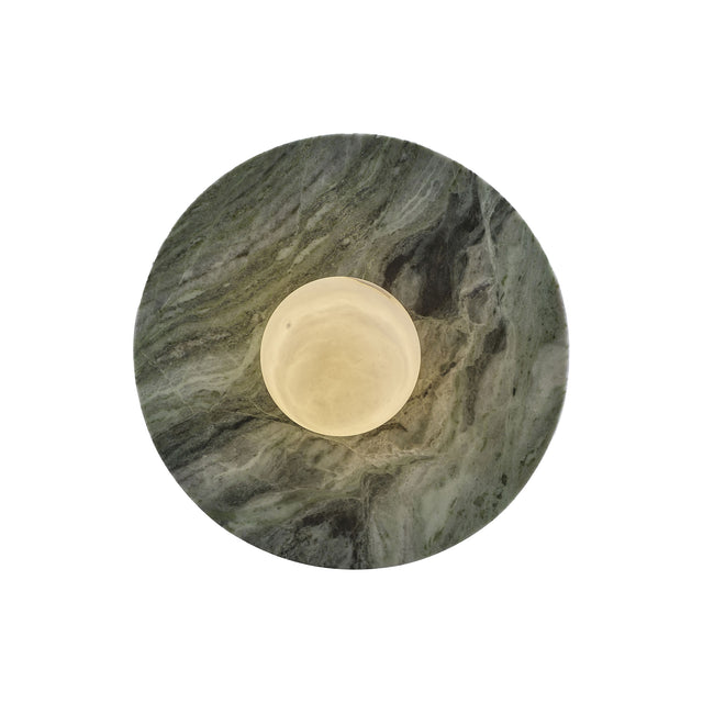 Archilight Alabaster-Stone Orbi Disc Wall Light